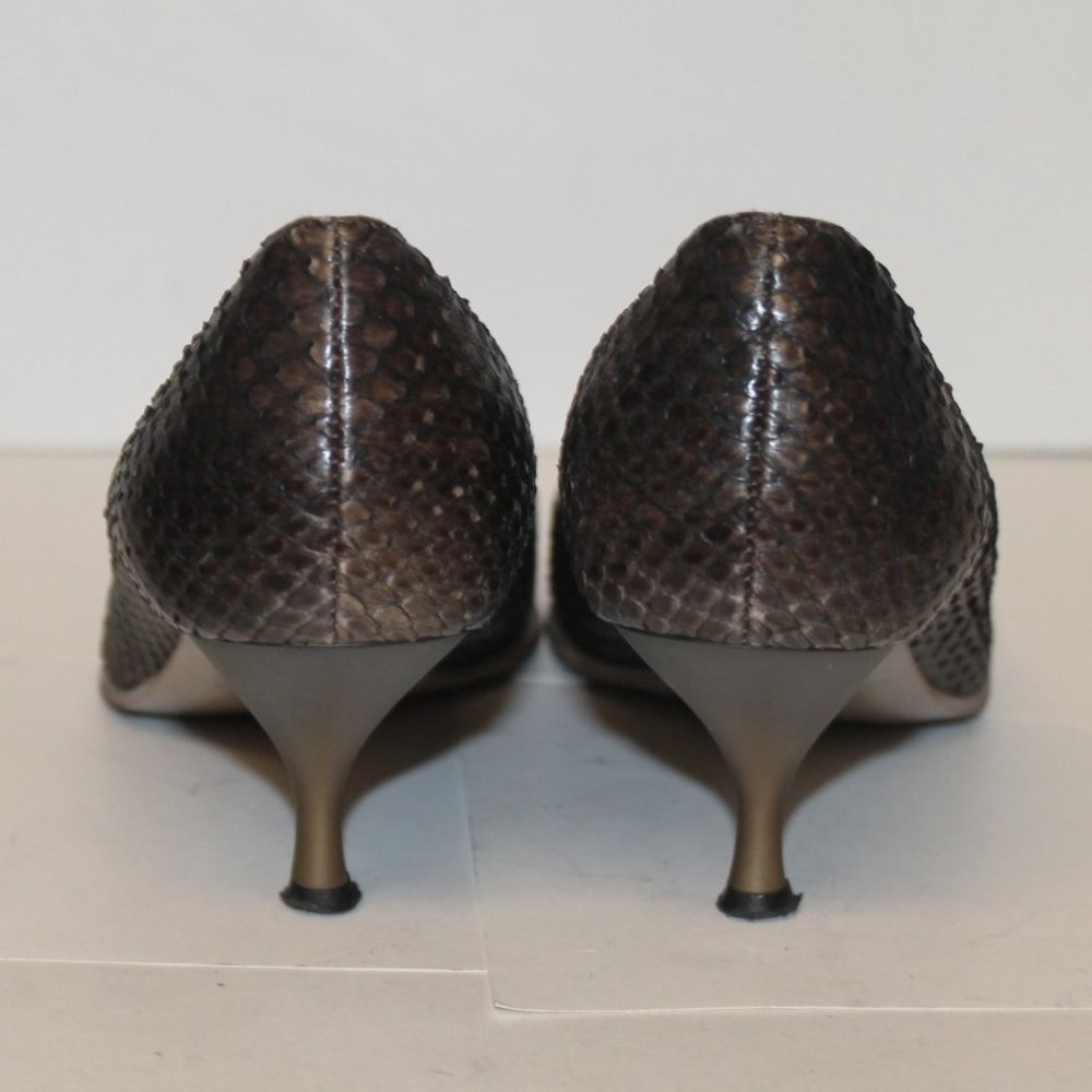 Alberto Gozzi Genuine Python Heels Shoes - Picture 8 of 15